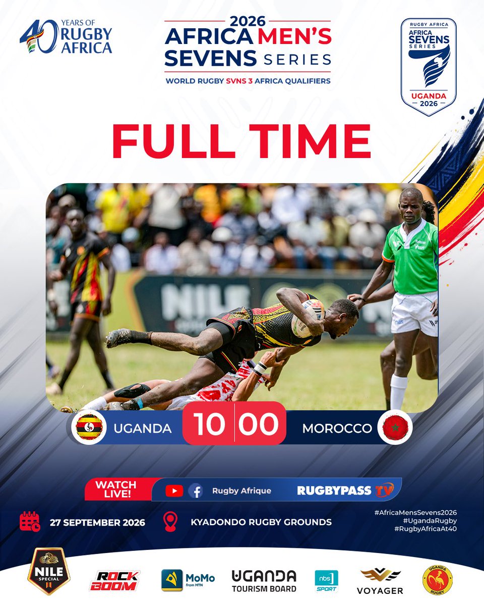Image for the Tweet beginning: 🇺🇬🔥 FULL TIME! 🇲🇦
UGANDA 10–0