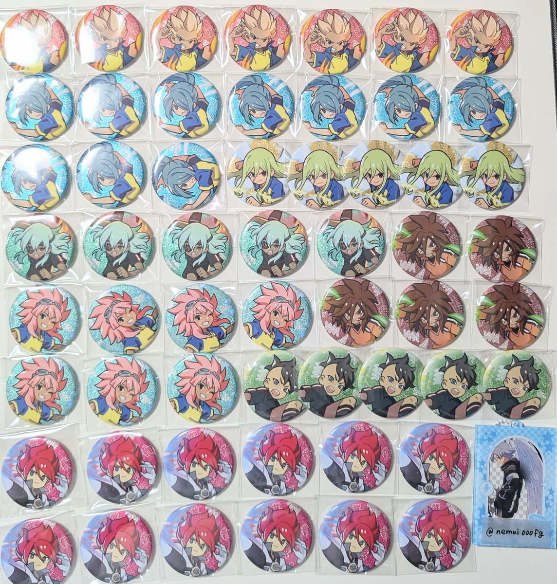 nemui000fg's tweet photo. 【譲渡・交換】
イナズマイレブン イナイレ AMNIBUS アムニバス AnimeJapan アニメジャパン

譲▶︎豪炎寺7、風丸10、アフロディ5、佐久間5、源田5、綱海7、不動5、グラン12

求▶吹雪＞定価＋送料

郵送希望です。
譲渡の場合、キャラまとめてですと助かります。 https://t.co/mMZADWE3Mo