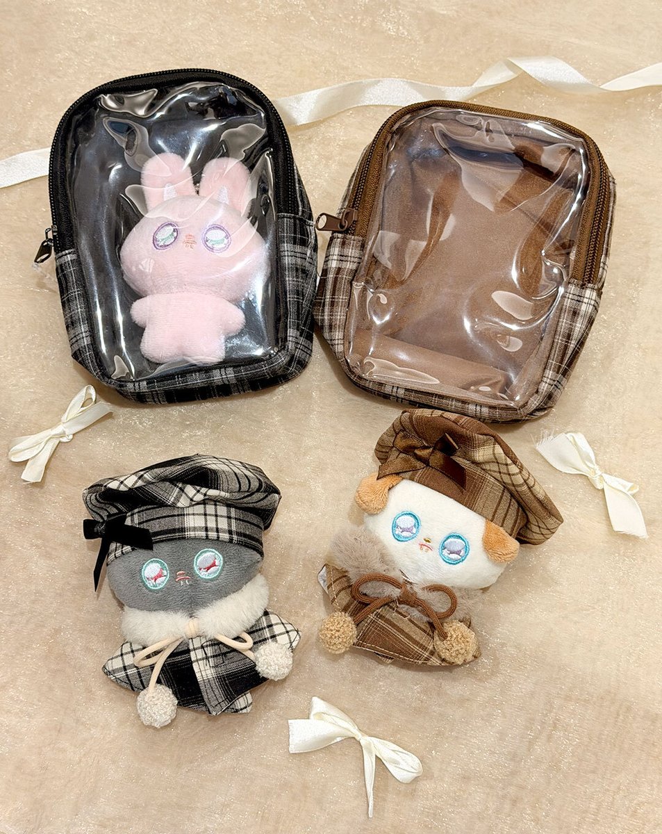 thankyoumart's tweet photo. 🧸10月2日(金)より店頭販売スタート🧸

新作の推し活シリーズ、
【Checked Collection】︵ ⁺🤎

秋の推し活にぴったりな、
大人ガーリーなチェックデザイン✨

推しと一緒に、秋の装いを楽しんじゃお🍂

🍪店頭販売：10月2日(金)～入荷順次
🍪WEB先行予約：好評受付中
https://t.co/L2xglBqagm https://t.co/xPEo870ZIh