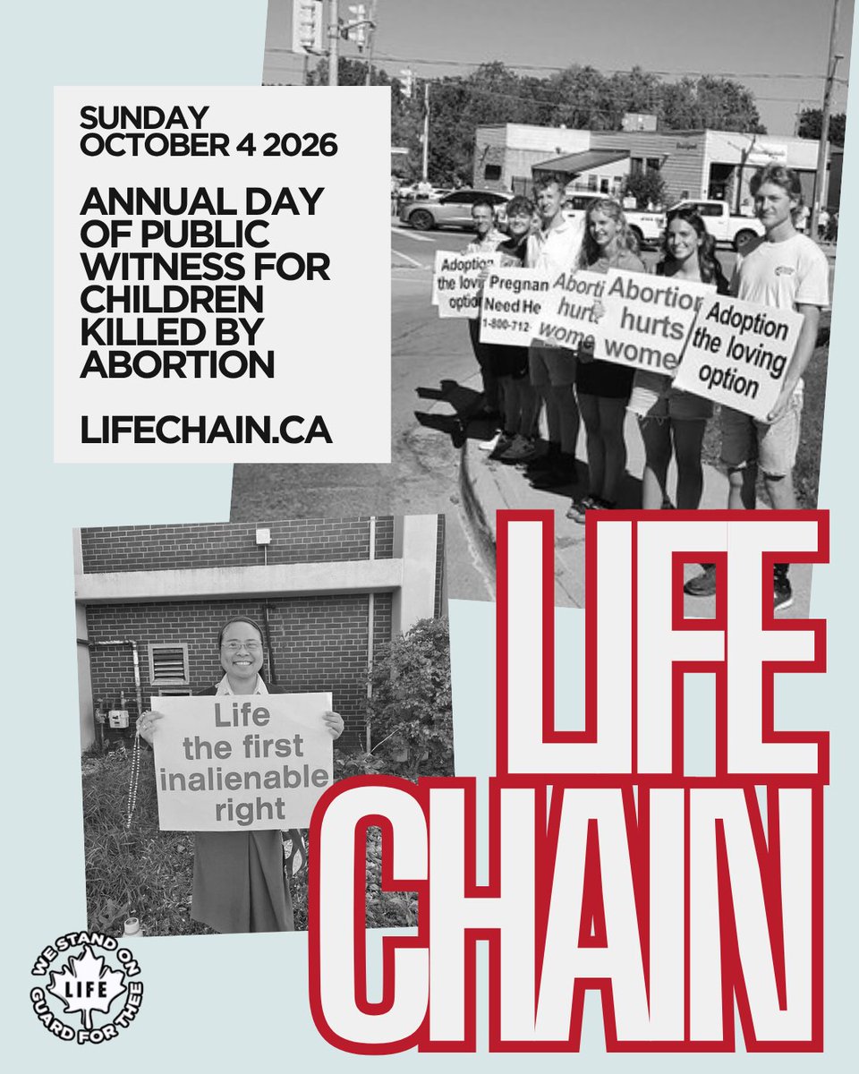 CampaignLife's tweet photo. In 1 week, we take to street corners across the nation to silently witness to the sanctity of life &amp; the evil of abortion.

No matter your age, abilities, or experience—if you can pray, then you can stand (or sit) with us for the annual LIFE CHAIN. https://t.co/HB4Gqokbqw