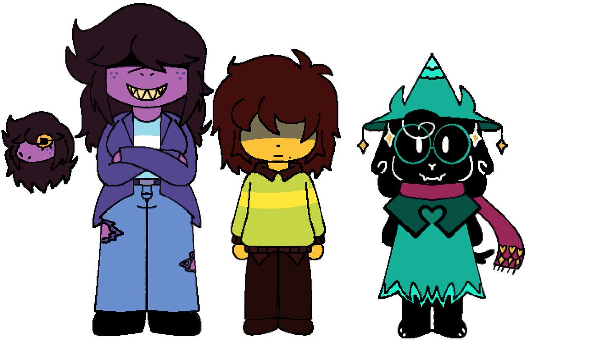 EMO06071753's tweet photo. Guess what I did 

REDRAW (And slight redesign) 

#susiedeltarune #krisdeltarune #ralseideltarune #fungang #deltarune https://t.co/NtzzuE0Dqk