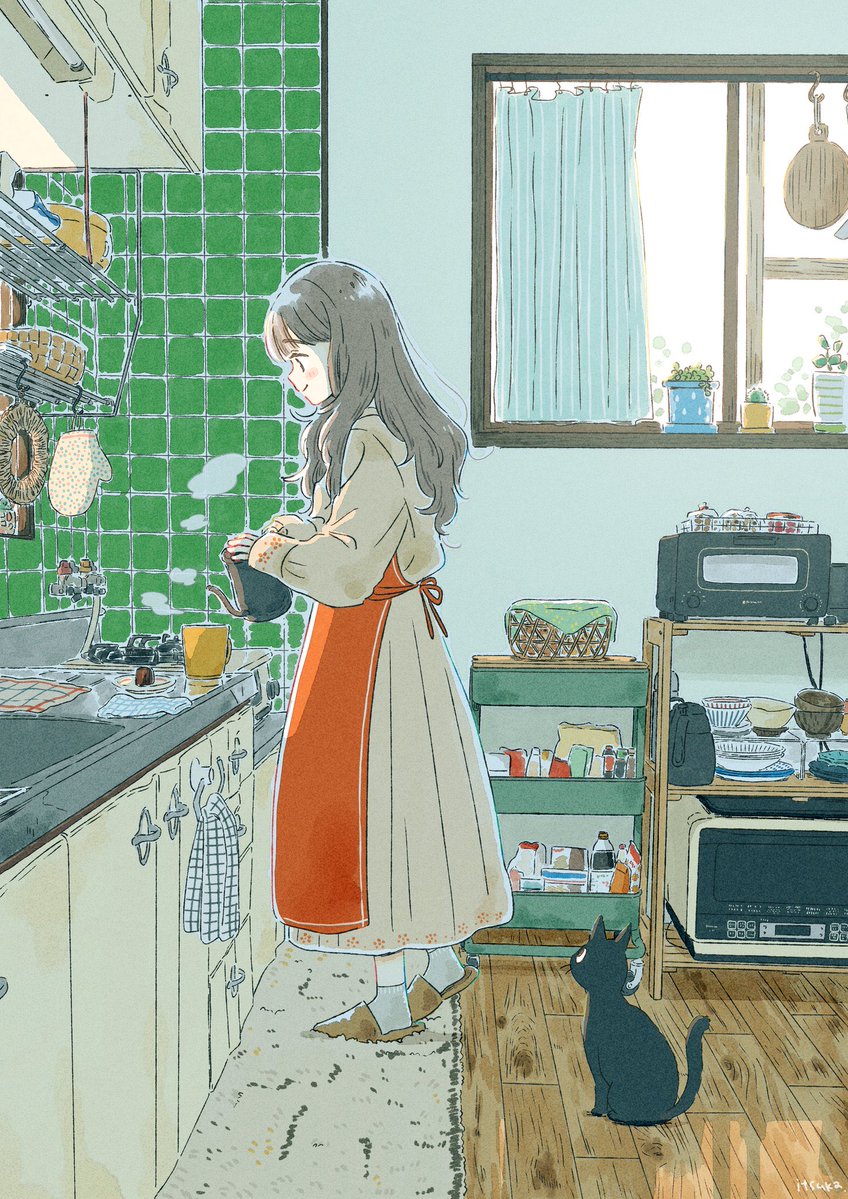 itukaki's tweet photo. お家と女の子 https://t.co/pXlkMSmIiW