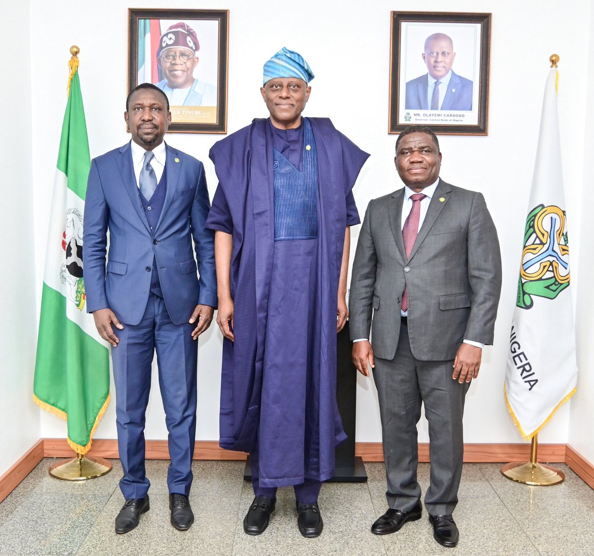 cenbank's tweet photo. ECOWAS Commission Team visits CBN

On Friday, September 25, 2026, the Governor of the Central Bank of Nigeria, Mr. Olayemi Cardoso welcomed a delegation from the Economic Community of West African States (ECOWAS) to its headquarters. Leading the visit was Dr. Sylla Kalilou, ECOWAS Commissioner for Internal Affairs, accompanied by Mr. Dephue Yenpea Zuo, the Commission’s Commissioner for Economic Affairs and Agriculture.

#CBN
#ECOWAS