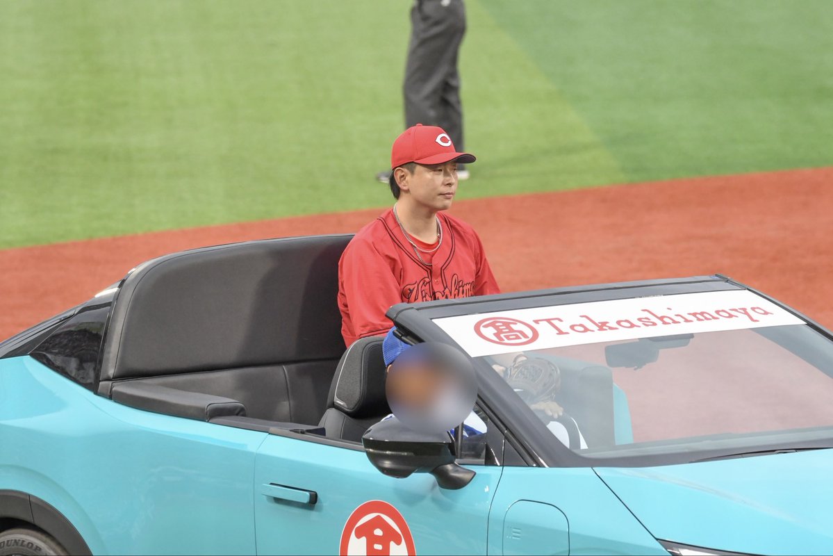 restart1chance's tweet photo. 2026'9/27ハマスタ
リリーフカーがグリーンになってました！グリーン大瀬良くん🚗
#大瀬良大地 https://t.co/K5qJdSvEZr