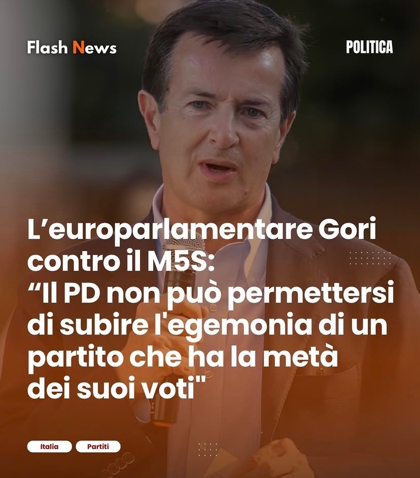 a____capo's tweet photo. #Gori dice che il #PD (~19,5%) non può subire l'influenza del #M5S (~14,5%), e che dovrebbe invece seguire la linea dei #riformisti (?%), noti amici di Israele. https://t.co/QIUT6ahy4f