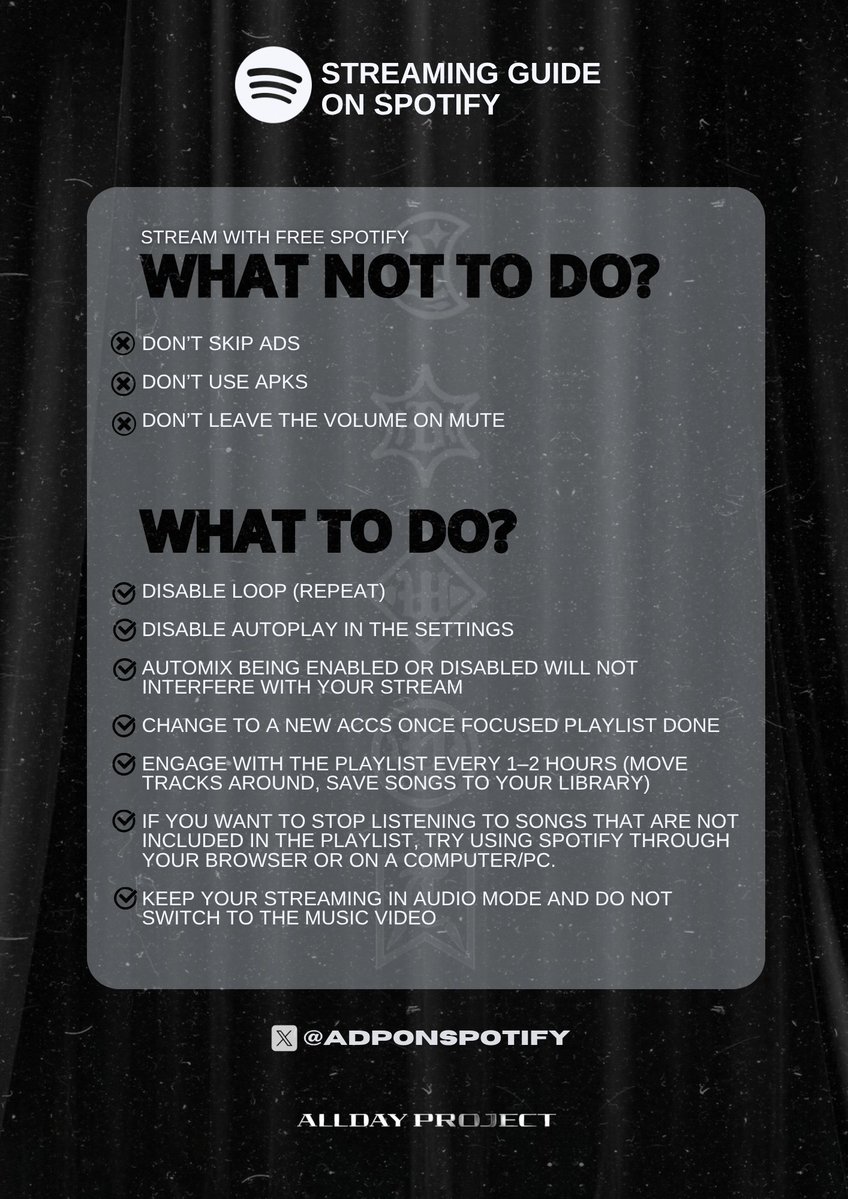 ADPonSpotify's tweet photo. CRASH drops TOMORROW!!!💥

Once again, we’ve prepared a Spotify streaming guide to help everyone stream CORRECTLY and support ALLDAY PROJECT’s comeback!

🚨 SAVE the playlist, it’ll be updated as soon as the EP drops: https://t.co/ljomnspeWz

#ALLDAYPROJECT #ADP #올데이프로젝트 https://t.co/TKchwEHbVe