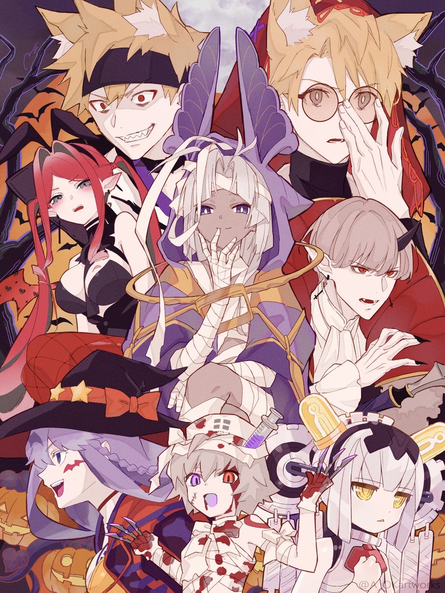 A_OKartworks's tweet photo. パンプキンファームスローター面白かったです
このメンバーとても好き
#FGO https://t.co/MvpWoDCccS