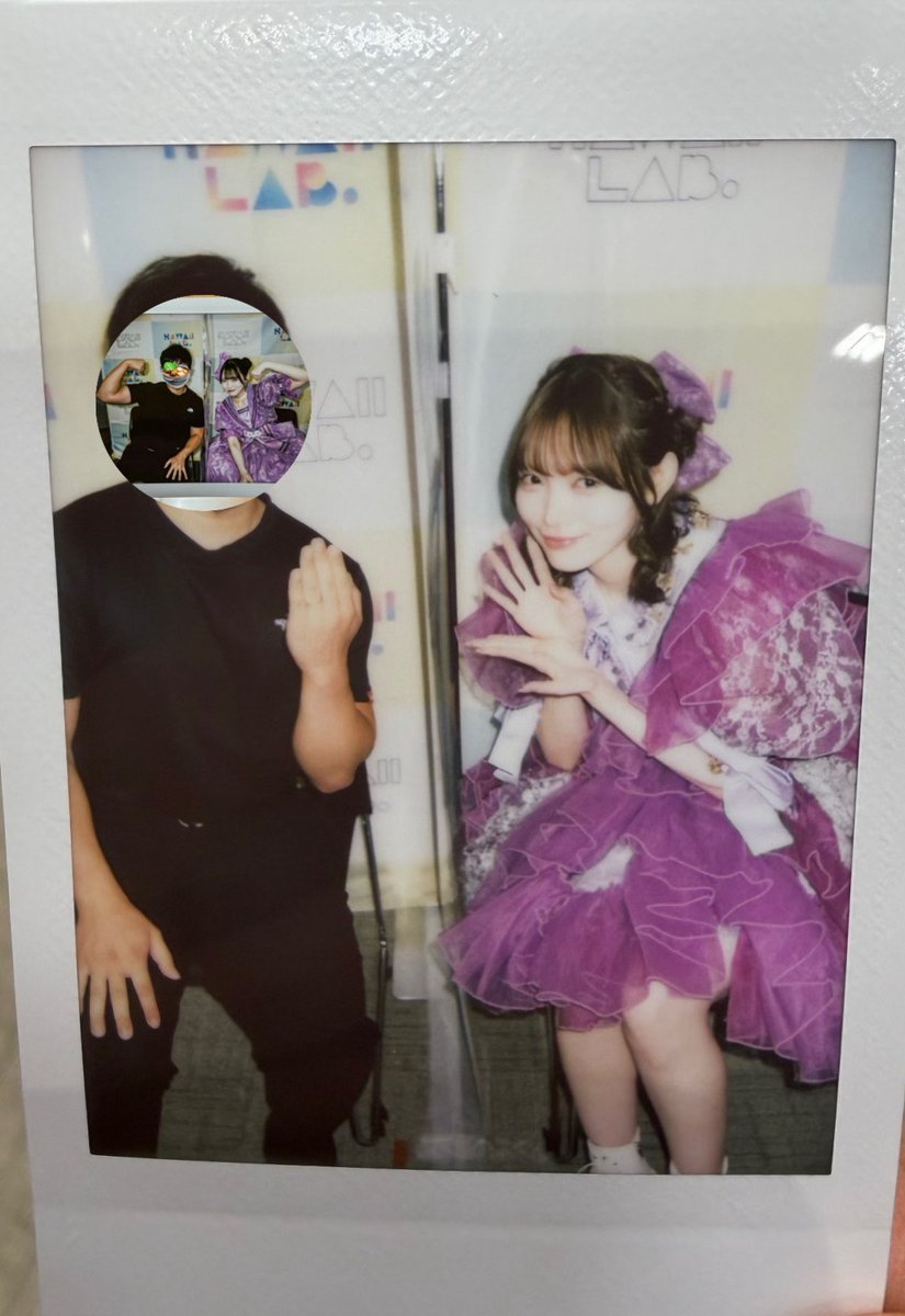 masachi_0628's tweet photo. 9/27 CUTIE STREET大特典会
in博多国際展示場
真鍋凪咲 💜 1部

無事来月の結婚式のこと伝えられて良かった！式場になべちゃんのちびぬいも置くし、きゅーすとの曲もかける予定です笑
終わったら写真載せるね！笑
#真鍋凪咲 #すきのよせ鍋 https://t.co/754xBMJbXt