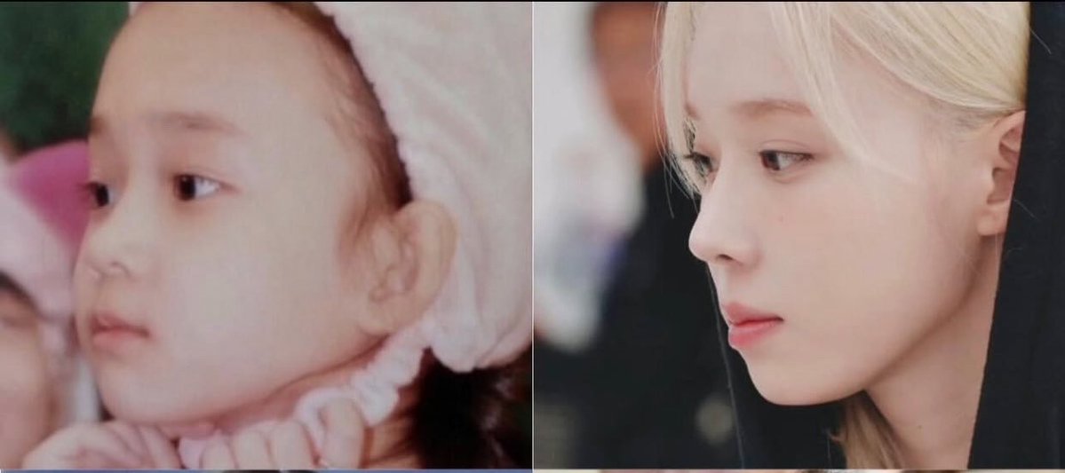 winstronomer's tweet photo. And her jawline is natural and has been the same since she was in elementary school https://t.co/0VldQNlSKA