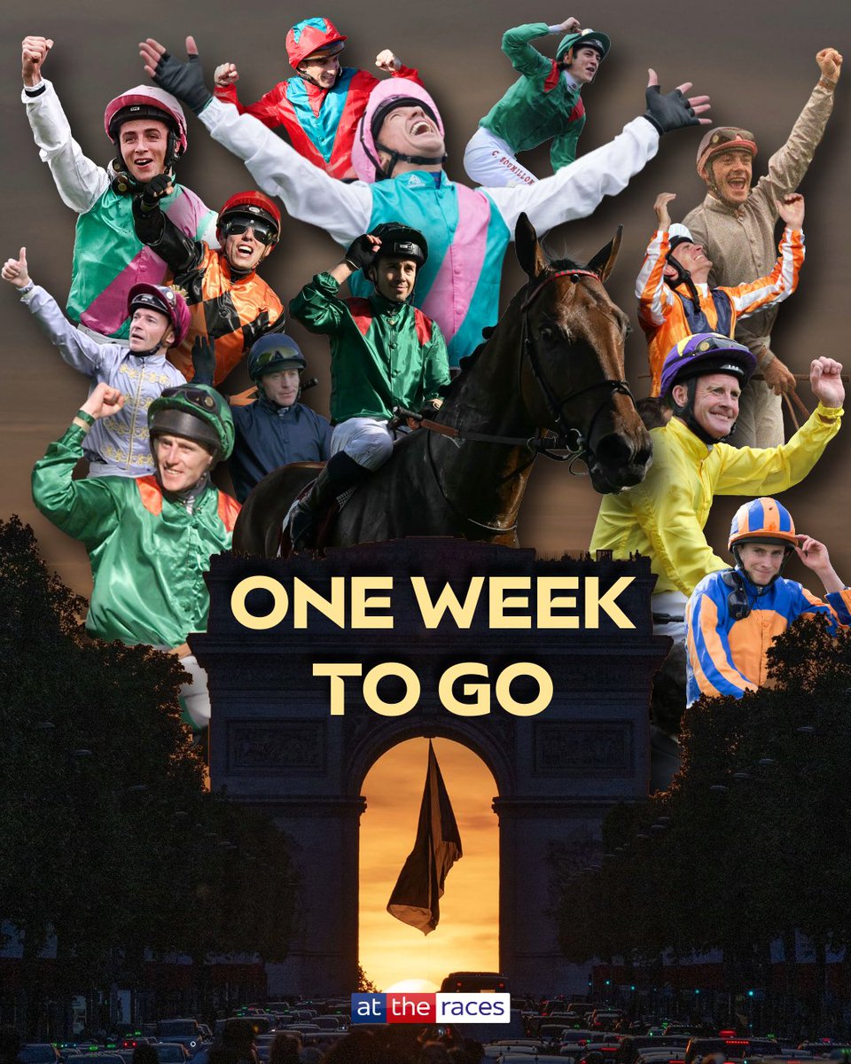 AtTheRaces's tweet photo. A feeling like no other! 🏆

Just one week before we get to enjoy another edition of the Prix de l'Arc de Triomphe at Parislongchamp... 🇫🇷

Who will come out on top? 🤩 https://t.co/T64Whh1nfh
