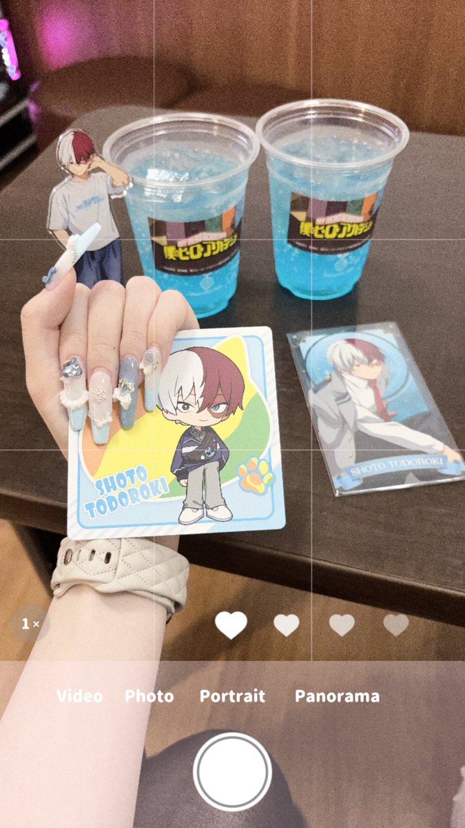 sht_td_'s tweet photo. ねこちゃんが引いてくれた焦凍；；🩵🩵✨✨
ぷりち〜すぎるよ；；🩵✨✨ https://t.co/cPMHcCMrrQ