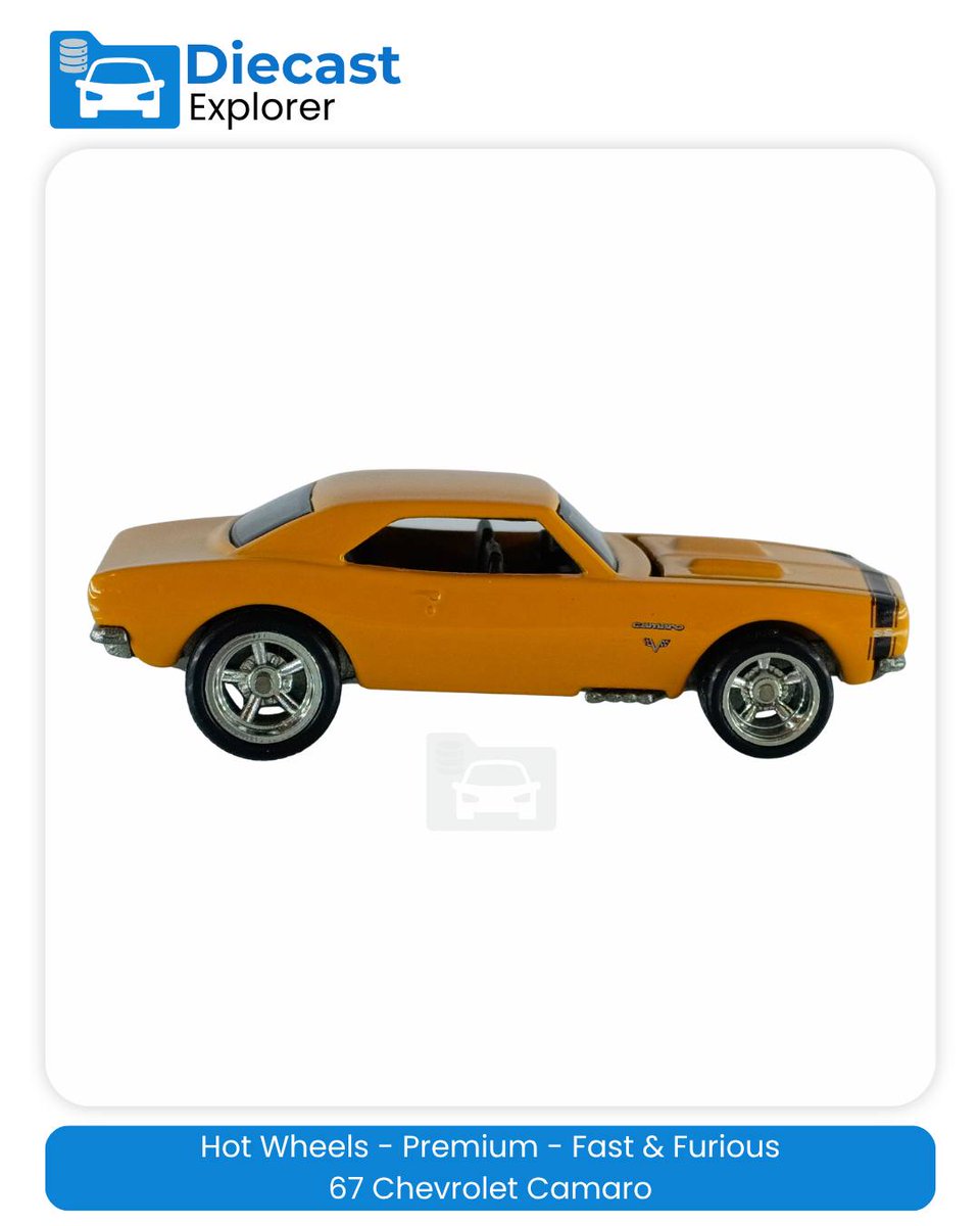 edwarreed53983's tweet photo. Hot Wheels 67 Chevrolet Camaro from Fast &amp; Furious Premium. https://t.co/UXnrTKXavs