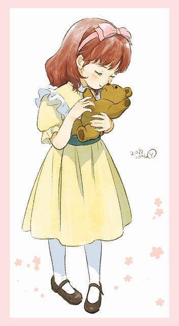 YUME_meisaku's tweet photo. #トラップ一家物語35周年　おめでとうございます！
合唱の本番の時も🧸を離さないトラップ家の四女マルティナ（５歳）です。 https://t.co/ElNSfVtYmC