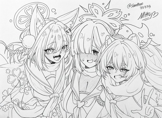 samthree33333's tweet photo. #블루아카이브_𝕏친소
#블루아카이브_트친소
#블루아카_𝕏친소
#블루아카_트친소

ㅇ, 안녕하세요..! 조금 소심한 선생입니다..! 요즘은 이렇게.. 선화 위주로 그리고 있고.. 지금 공약도 하고 있긴 한데.. 뭐 암튼 오시는 분들 다 잘 부탁드립니다..! 이쁜 그림들 많으니까 많관부..! 감사합니다..! https://t.co/xoeMpZDSeE
