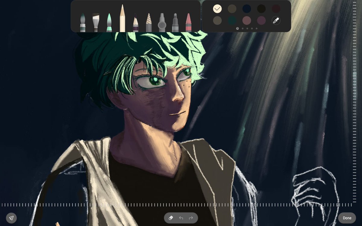 Lyu_naa's tweet photo. Wip. This DOES not looks like Izuku 😭😭😭😭😭 (I tried...🥲)

AAAAAAAAAAAAAAAA IDFK- https://t.co/p0IBLp0rPV