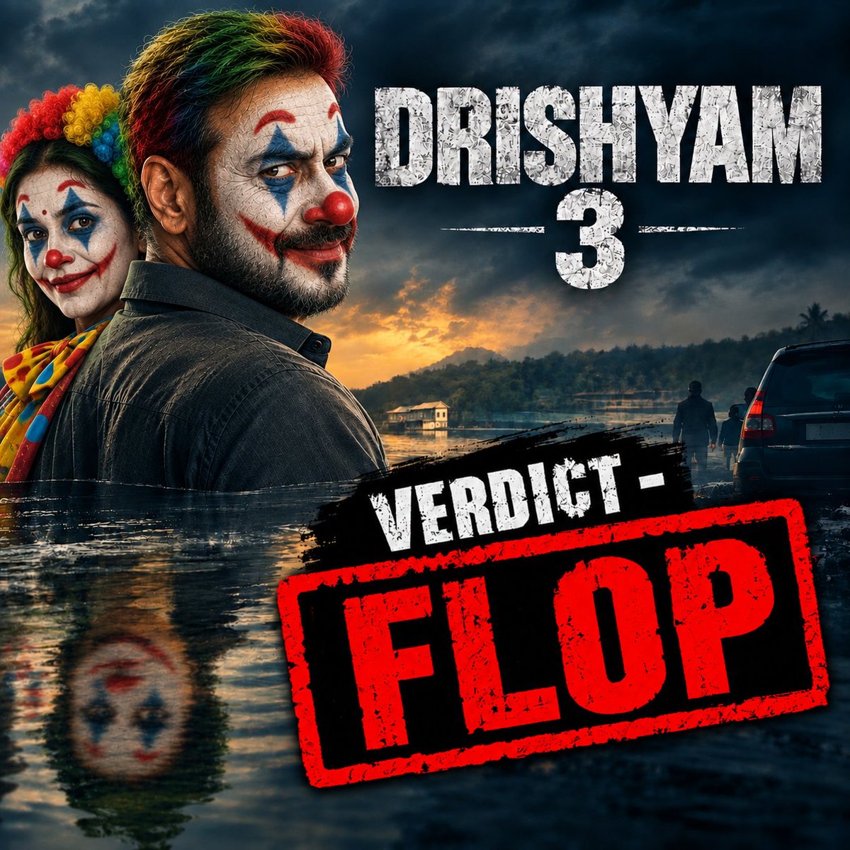 DailyCuppaIRL's tweet photo. I watched Drishyam 3 in Malayalam as the part 1 and 2 were one of the best crime thriller movies i had ever watched .

This time the storyline is bland and doesn't even seem like written by the same intelligent  story teller the .
Drishyam 3 in Hindi Hindi will be hugely disappointment as it's adapted 

If you don't believe them check out the Malayalam version of Drishyam 3 playing on OTT .
Wasted efforts and time .Don't waste money .