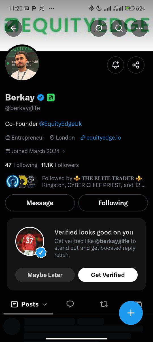 mainoo1's tweet photo. @Danieltrades @berkayglife @EquityEdgeUK @kingstonpips @deartrader__ 11th July https://t.co/EpfdDlV5lL