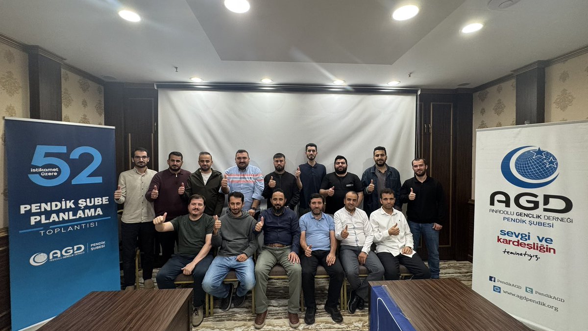 agd_pendik's tweet photo. 📍52. Dönem İlçe yönetimi Planlama Toplantımız, komisyon sunumları ve hatıra fotoğrafı ile nihayete erdi.

#İstikametÜzere
#BirYıldızınİzinde
#İkinci50Yıl 
#AGD #MGV https://t.co/N8OpuTHQIf