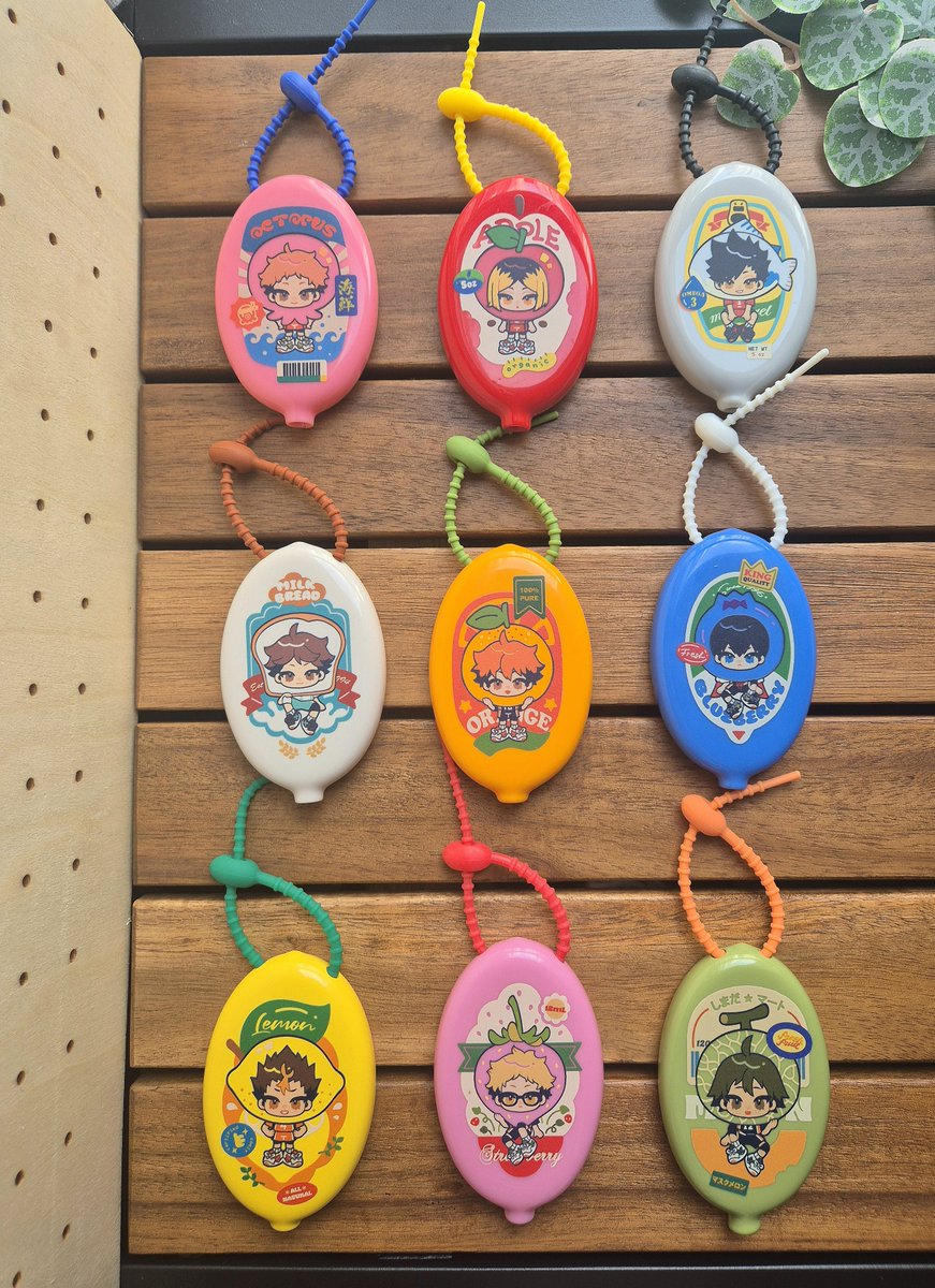 misu_025's tweet photo. added yakkun, yamaguchi and noya-san! 🐙🍋🍈 i'll be having sticker versions of the coin pouches too 🫶 https://t.co/cOLNU616OU