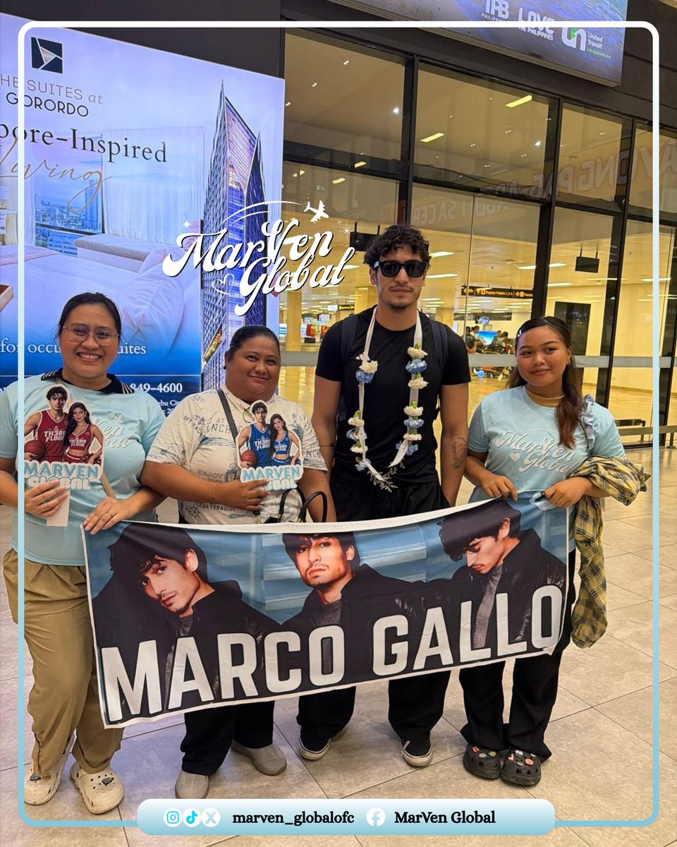 marvenglobalofc's tweet photo. Thank you so much mga mahal naming MarVen Global Team Live sa Cebu who represented us Globies with a loud clap and high energy for @itsmeMarcoG & @hperalejo to feel. 

Most especially to @titaconn , our on-set admin who flew all the way from Manila…. We love you and we owe you a lot next time sana mas madami pa tayo…

Until sa susunod na ganap ng #MarVen because our love for them knows no distance and limits. 

Yesterday, today, tomorrow and always we stay.
MarVen Global OFC 🩵

#MarcoGallo #HeavenPeralejo