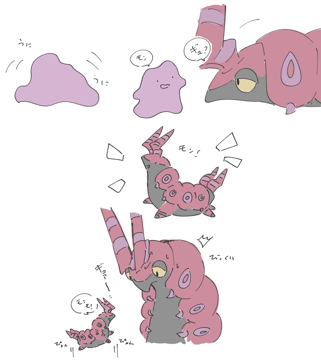 pokesakana11's tweet photo. ペンとモン https://t.co/NRNMAOyMy9
