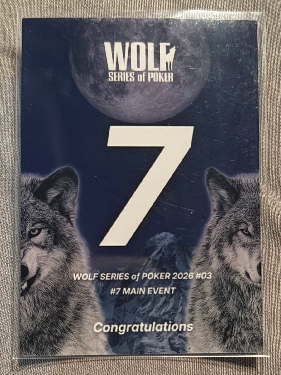 ___DYKYAN's tweet photo. WOLF MAIN DAY3 FINAL
7/240  finish

新旧トロコンの夢継続。

敗因はもう1人の僕の発作ALL IN👥 https://t.co/yvuZl54Dxr