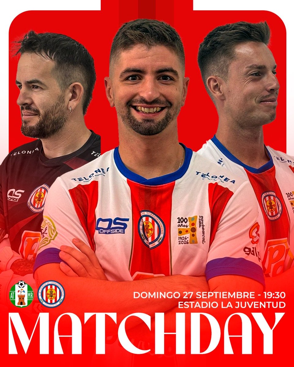 UDCTOFICIAL's tweet photo. ๐๐ข๐ฌ ๐๐จ๐๐๐ ๐๐ ๐จ๐๐๐ง โค๏ธ๐ค
๐๏ธ Estadio Municipal de La Juventud
โฐ 19:30 H
๐ @atmanchareal
๐บ https://t.co/J2BVLntZ7a
#AlRitmoDelTorredonjimeno #VamosUDCT #UDCT https://t.co/uCTEAUroPm