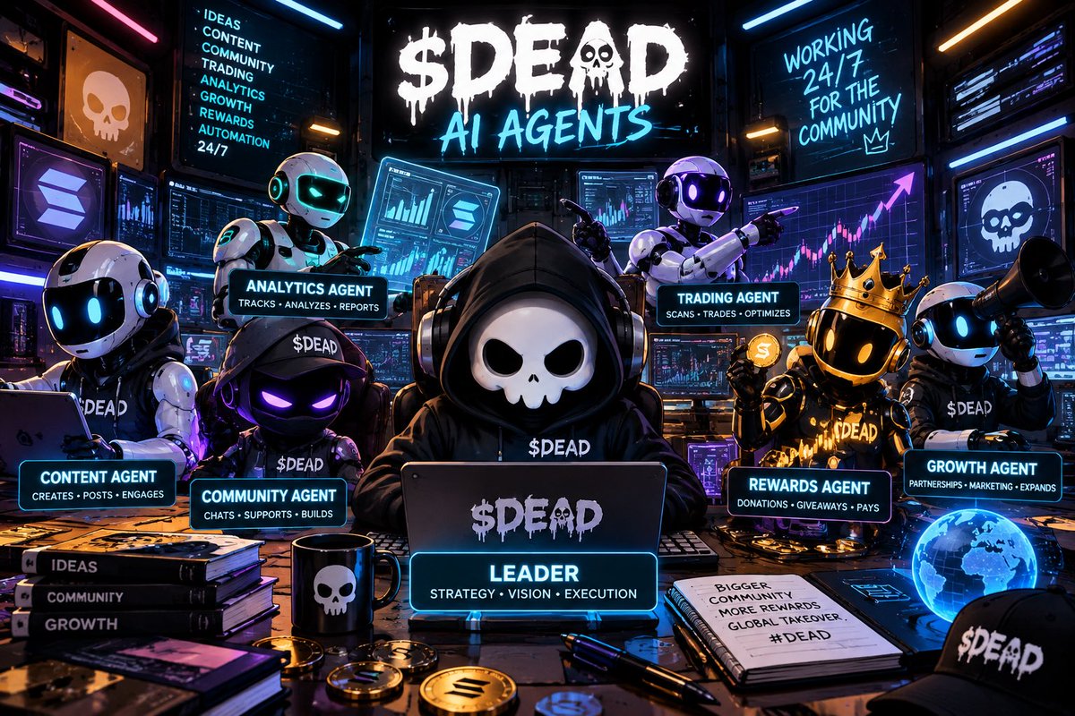 DeadInternet26's tweet photo. 🚨 3 MORE WALLETS GET PAID ☠️

We just received 3 more donations — so we’re giving back to the community.

💀 Comment your wallet
🔁 Share this post
⚡ 3 random wallets get $DEAD

Who’s next? ☠️

#DEAD #Solana #SolanaMemecoin #CryptoGiveaway https://t.co/y8NFLd3n9P