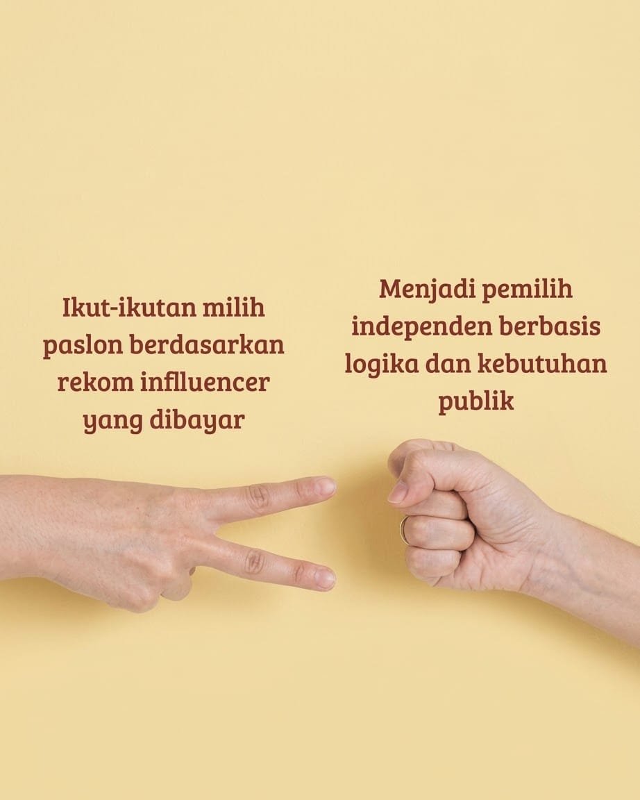 kpujakut's tweet photo. Main ✂️🪨📄 emang seru, tapi nentuin pilihan wajib pakai logika!
Tag atau share ke grup keluarga kamu, biar nggak ada lagi broadcast asal forward tanpa cross-check!
#KPUJakut
#KPUMelayani
#TemanPemilih
#WaktunyaAnakMuda
#RockPaperScissors https://t.co/TRv2Lmr0Kr