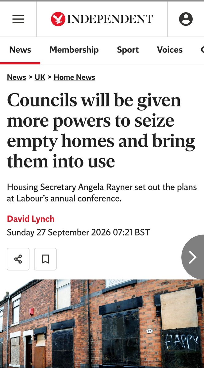 DavidGHFrost's tweet photo. Don't risk leaving your house empty. After 6 months the government will come for it and rent it to someone else. 

https://t.co/QiSBlF3IRv https://t.co/4FNz6GRmco