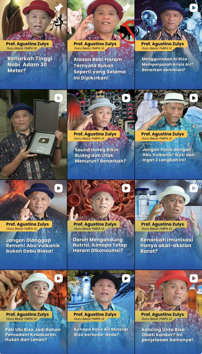 abulmuzaffar10's tweet photo. Funfact aja..

Konten2 Prof Zulys ini suka bikin kebakaran banyak pihak wkwk

Islamofobia ada yang gasuka sama konten prof Zulys..

Apalagi kalau bahas soal hubungan agama dengan sains. 

Kaum cocoklogi agama, anti vaksin, dan flat earther juga ga suka sama Prof Zulys wkkww

Karena penjelasan dia membantah asumsi mereka.

Tapi ada juga yang mengkritik konten prof atas dasar ilmiah, terutama ketika bahas sains dan agama.

Kalau ini lebih ke beda worldview aja.
Prof Zulys ini kan ga sekuler soalnya.

Atau ya emang karena ada kekeliruan dalam konten beliau. Ya wajar, namanya juga manusia. Boleh2 aja dikritik. https://t.co/euMwNQkstv
