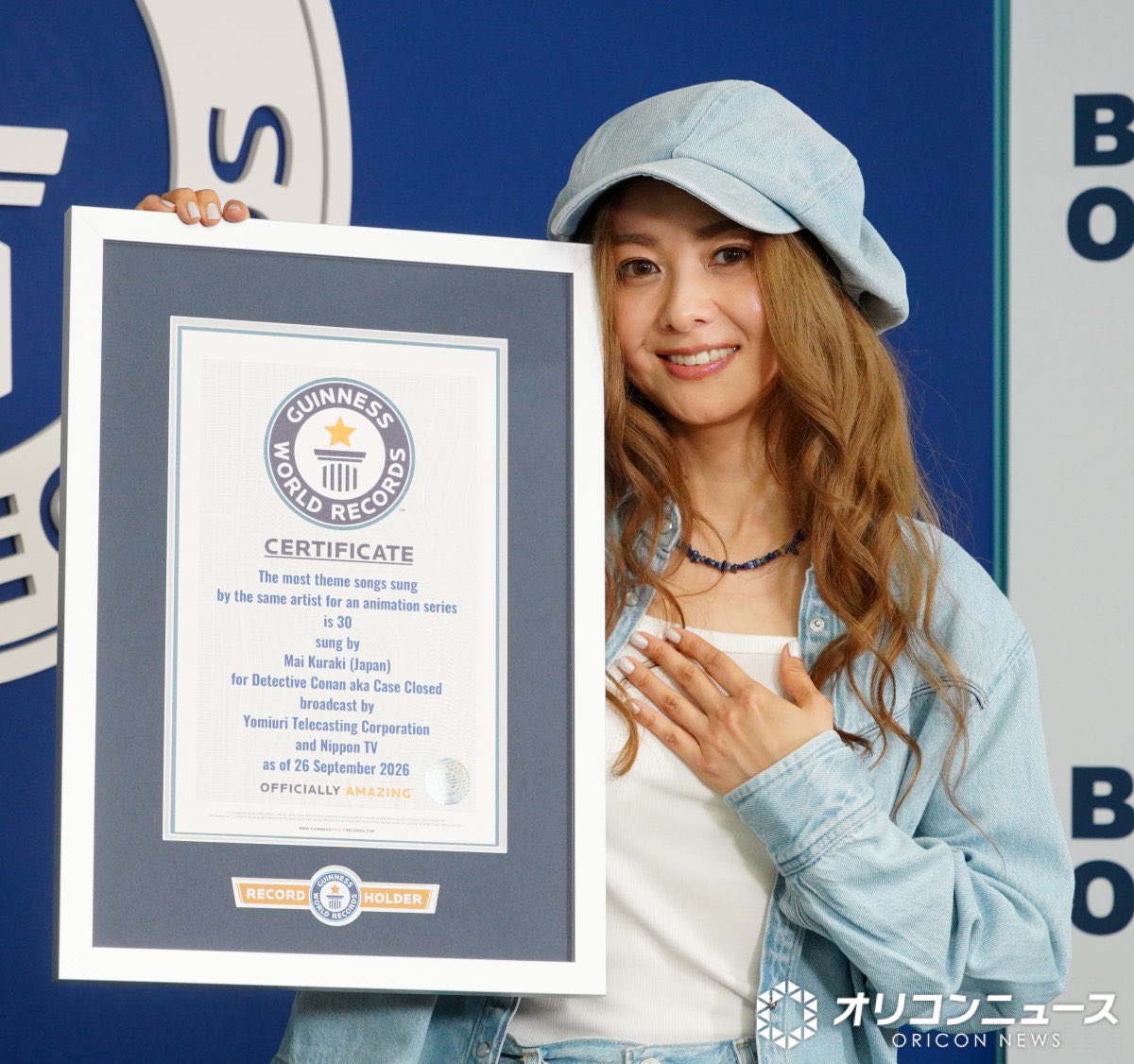 oricon_anime_'s tweet photo. 『名探偵コナン』倉木麻衣が快挙
9年ぶりギネス世界記録更新🏆
⠀
「同じアーティストにより歌われたアニメシリーズのテーマソング最多数」
https://t.co/ddJnjyBdab
⠀
▼歴代楽曲一覧／通算30曲
Secret of my heart
Start in my life
always
Winter Bells
Time after time ～花舞う街で～
風のららら
Growing of my heart
白い雪
一秒ごとに Love for you
Revive
Puzzle
SUMMER TIME GONE
Tomorrow is the last Time
Your Best Friend
恋に恋して
TRY AGAIN
無敵なハート
DYNAMITE
SAWAGE☆LIFE
YESTERDAY LOVE
渡月橋 ～君 想ふ～
薔薇色の人生
きみと恋のままで終われない　いつも夢のままじゃいられない
ZEROからハジメテ
ベロニカ
Unraveling Love ～少しの勇気～
You ＆ I
TOWA ～永久に風に乗る～
ハレルヤ
愛で全部抱きしめて愛して
