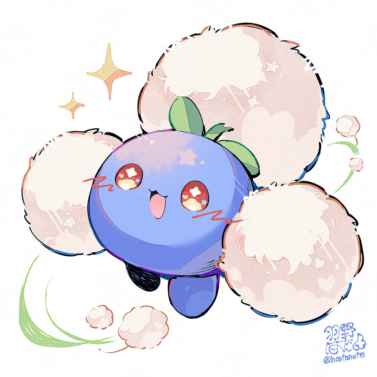 hartanote's tweet photo. きらきらワタッコ https://t.co/FleJejuelo