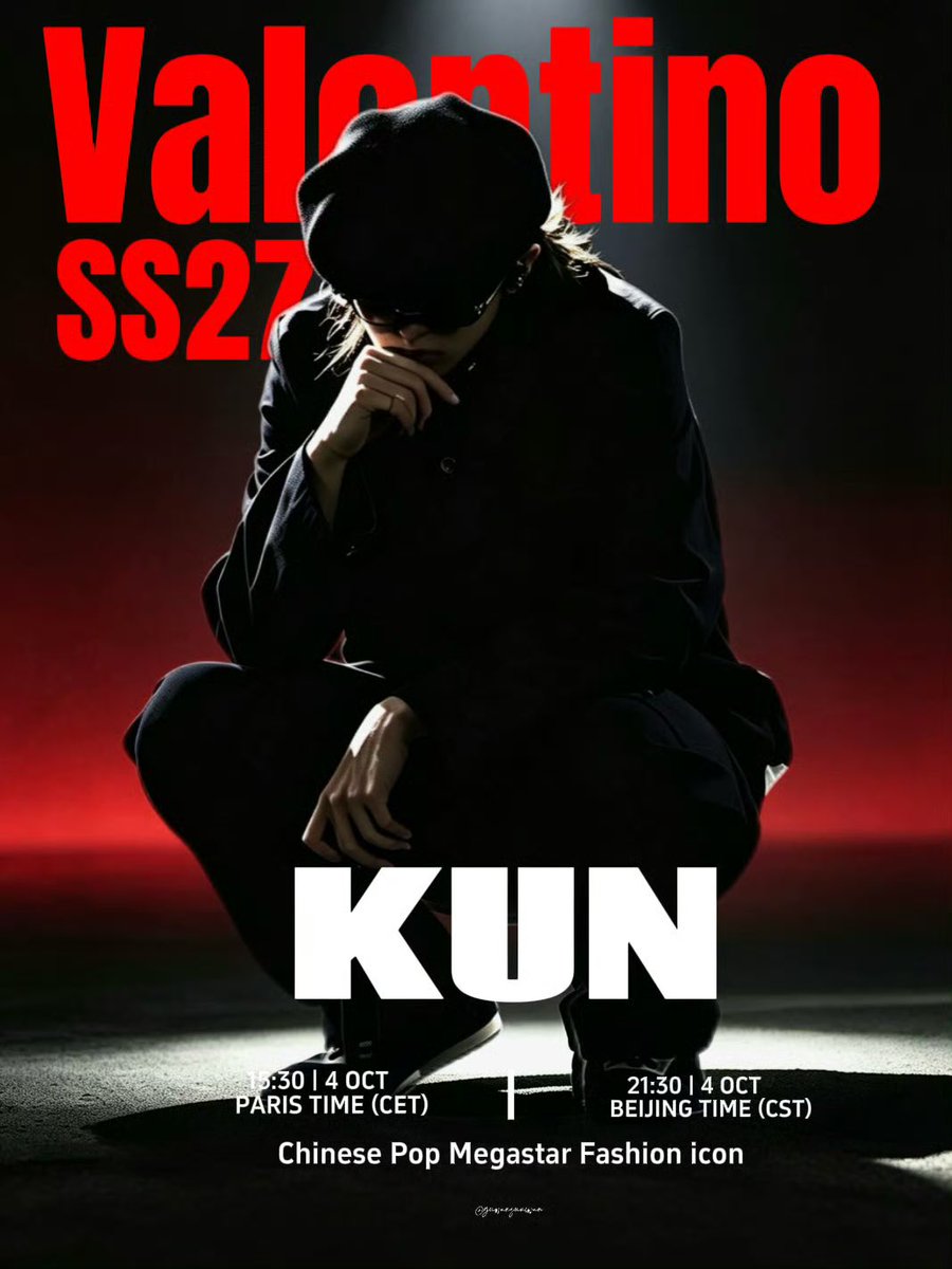 Yurinaaa82's tweet photo. KUN’s unique style will definitely impress everyone at Valentino Paris show💖

KUN for Valentino in paris
#KUN #valentino #KUNxValentinoSS27 #ValentinoSS27
@kun_officialx @MaisonValentino https://t.co/zXolGGyLnJ
