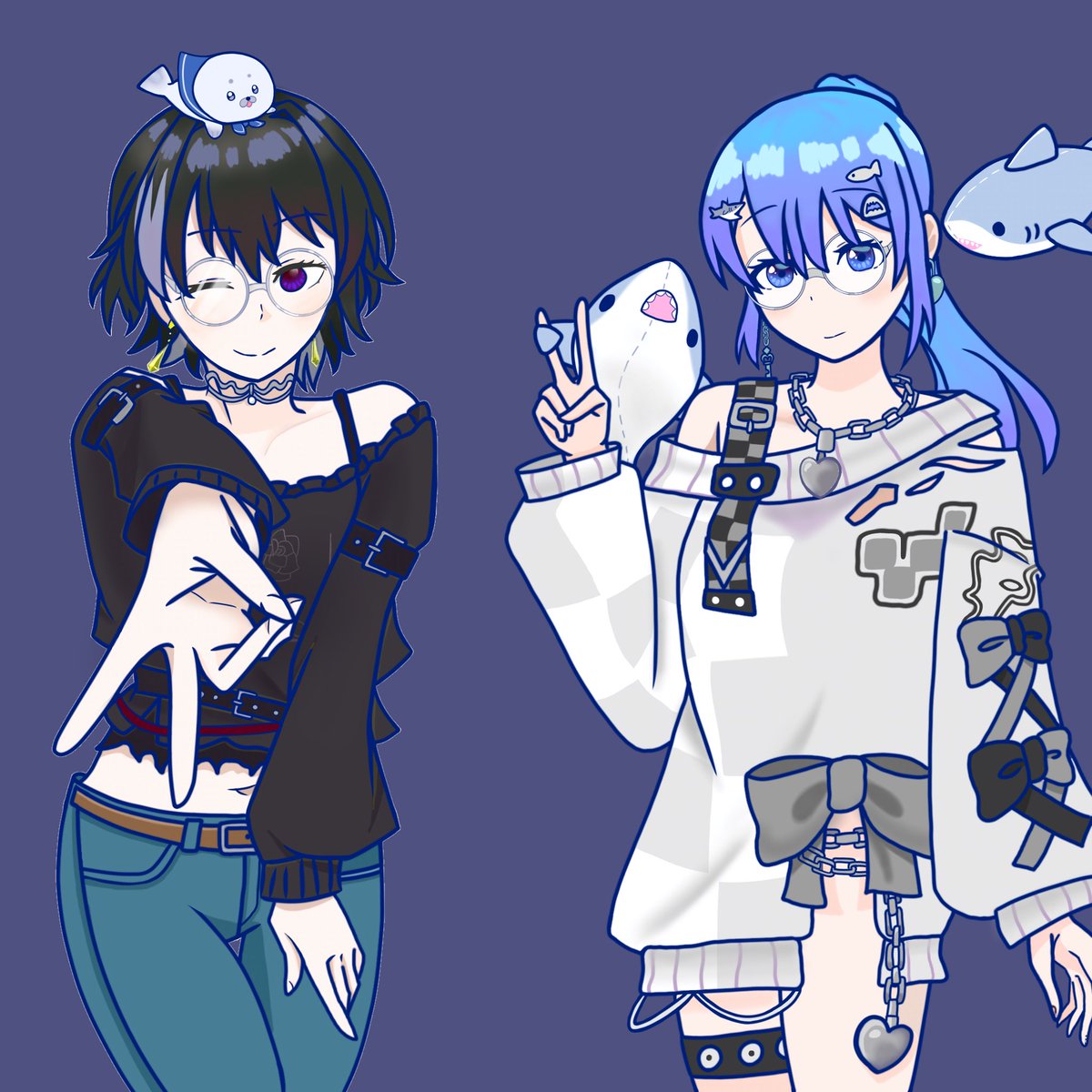 PKnanayo's tweet photo. 登月ヤヨイさんと衣装交換 ✨
服かわいすぎるよヤヨぴ〜💕︎

この絵で作業してる時間見たら、17時間半らしい笑
楽しかった〜！！
でも変なとこ多いからまだまだ練習！ https://t.co/t5E8aDbzFK