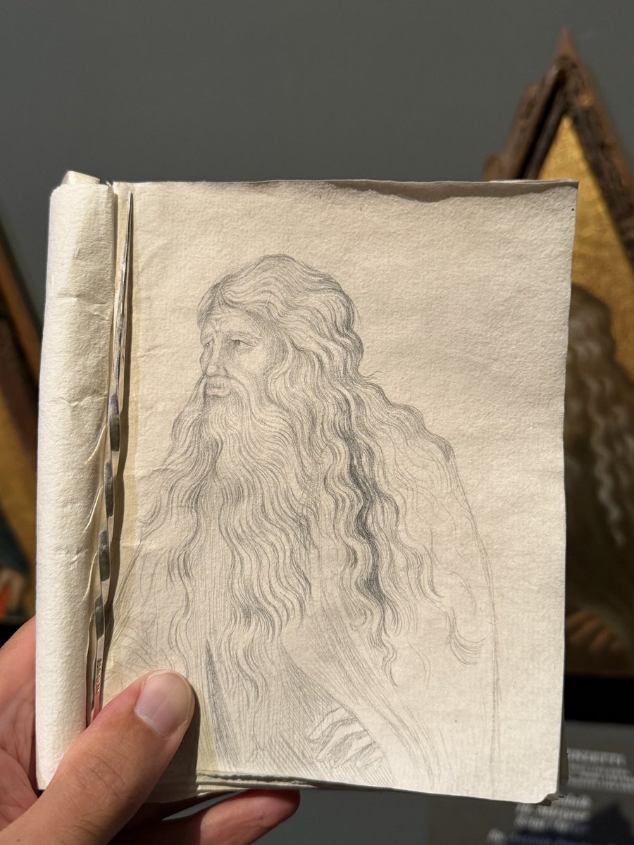 therenworkshop's tweet photo. Silverpoint sketchbook study after Pietro Lorenzetti @narodnigalerie https://t.co/TOl46LDUcE