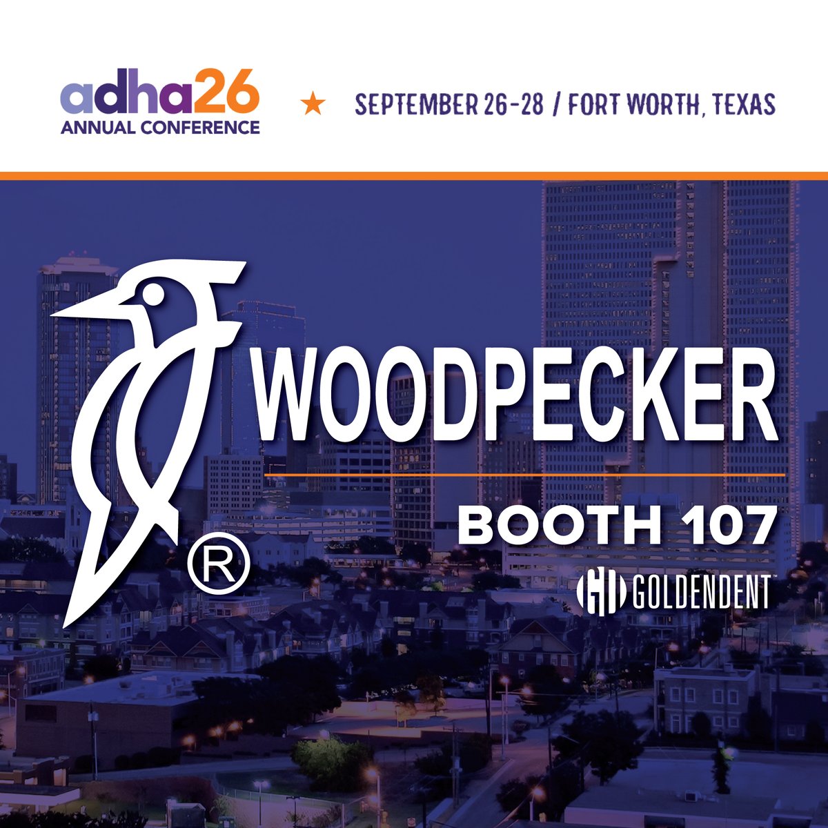 dent_golden's tweet photo. Attending #ADHA26 meeting? Interested in Air Polishing? Stop by booth 107 #woodpecker #PTE #biofilm #RDH https://t.co/kZA55bnYQr https://t.co/ekvI7fUH60