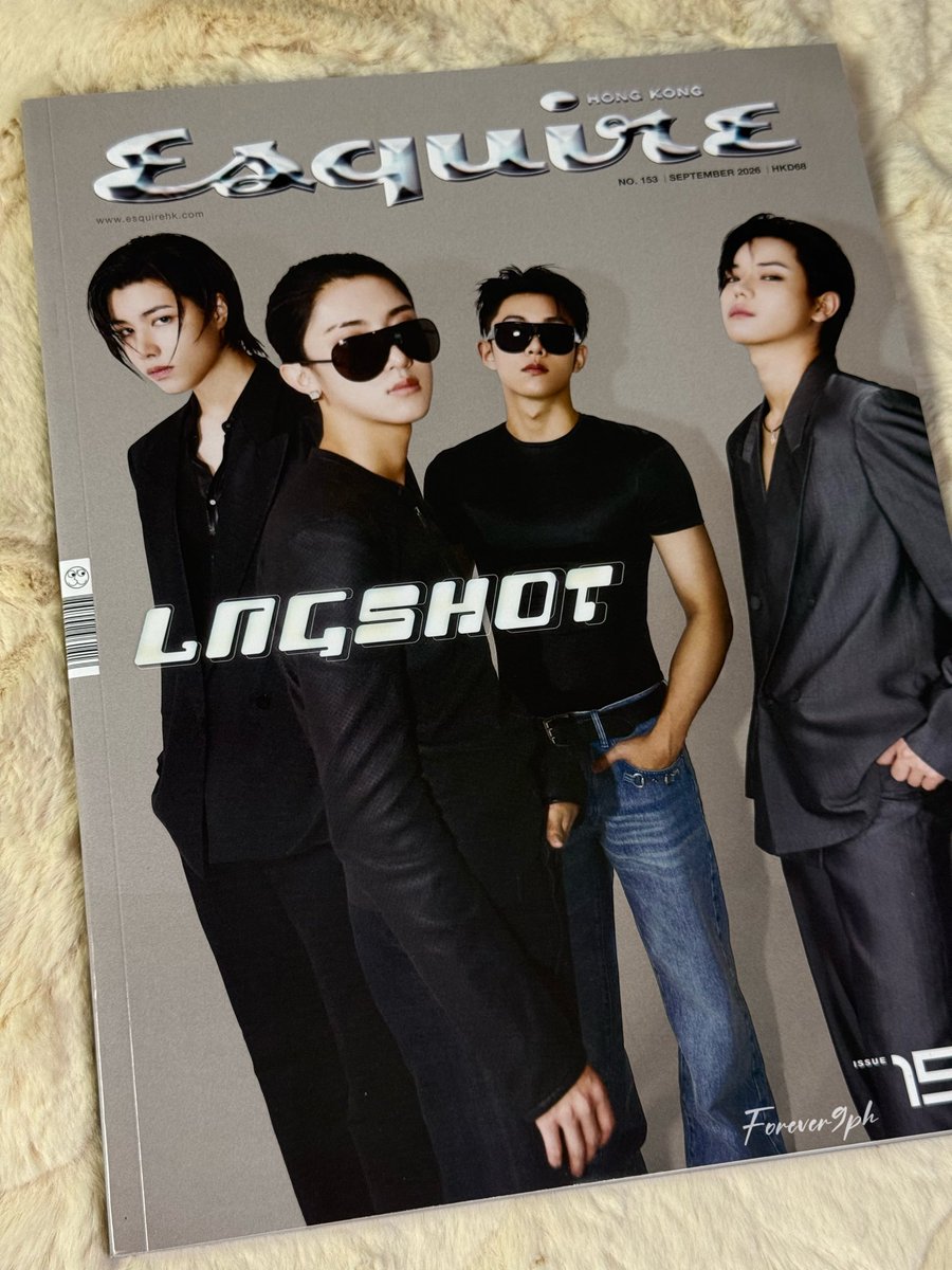Forever9PH's tweet photo. ✨ LNGSHOT ESQUIRE  September 2026 issue magazine

💕 Group cover https://t.co/Qg3gQbCSGE