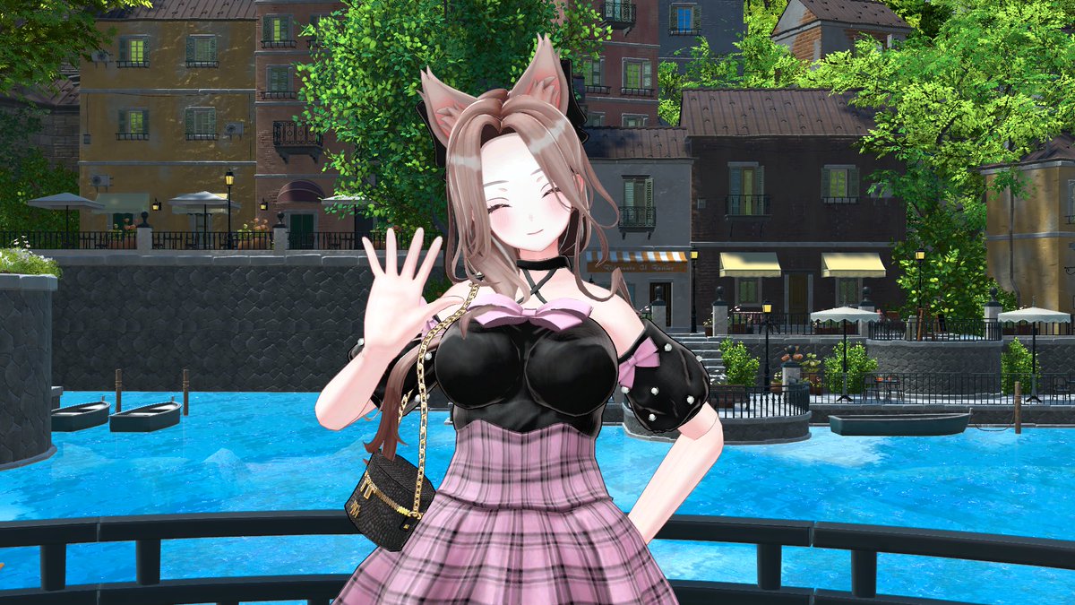 Solare0225's tweet photo. 価格改定前に購入したきせったで対応衣装のないアバターに服を着せてみた。
だいたいはBlendShapesの微調整できれいに着せられるけど、なぜかスカートがめくれる衣装があって解決策を検討中。 https://t.co/AmHRkDxNAq