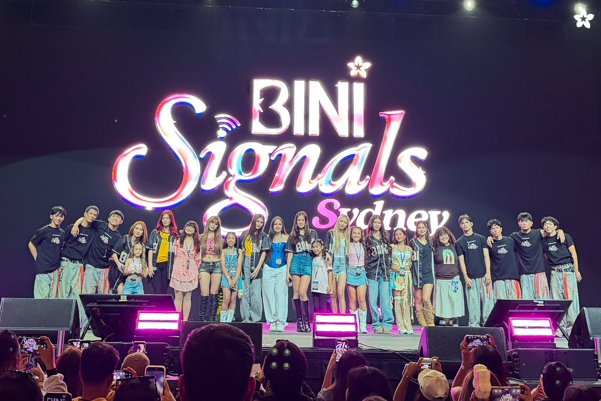 BINI_ph's tweet photo. Mic check, we're so excited to have some fun with y’all! 📣

#BINI #BINI_SIGNALS_WORLDTOUR_2026 #BINI_SIGNALS_SYDNEY https://t.co/Dt0lTE5Q46