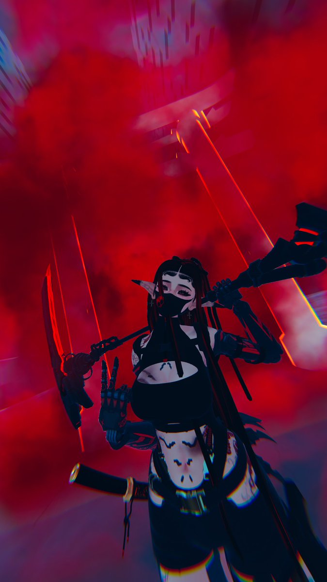xVioletDeathx's tweet photo. ⭕️❌Entering The Spirit World 2/2 ❌⭕️

World: https://t.co/PxQXJn54Ff

#VRC #VRChat #VRCPhotography #VRChatPhotography #VRC4Photos #cyberpunk #tactical #techwear https://t.co/Mu4ieFY8aR