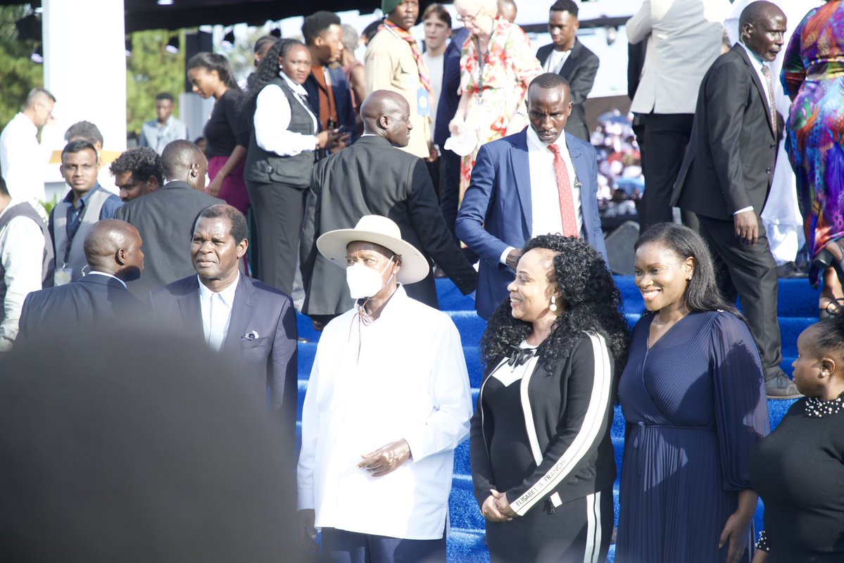 RobertKayanja's tweet photo. So grateful to the President @KagutaMuseveni for his leadership. His Excellency launched 3 of my books yesterday, One of those is a book in which His Excellency the President of Uganda wrote a chapter, Its called READRESSING THE IMBALANCE, also another book about the HolySpirit and the Book on the Story of Karamoja. I want to thank the Miracle Centre Cathedral Partners and Family for their continued trust, support and generosity towards the work that we do here.  God bless you! This is the Big Fix!
