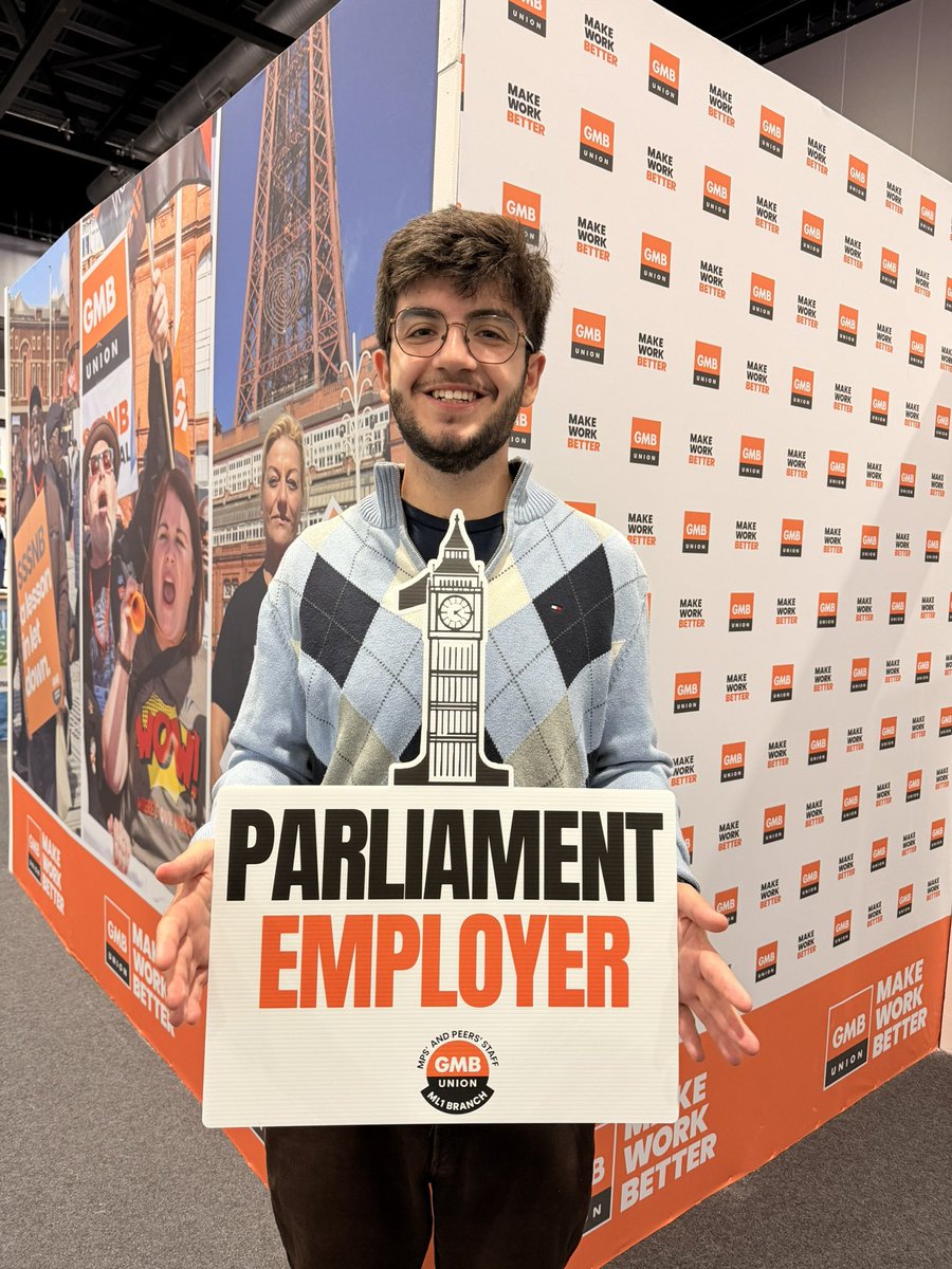 GMB_MPs_Staff's tweet photo. Meet Alex, one of our 65 reps standing up for MPs' and Peers' staff across Westminster and constituency offices.
Same Parliament. Hundreds of different employers.
It's time for One Parliament, One Employer. #1P1E #MembersFirst https://t.co/vjeDnt8y03