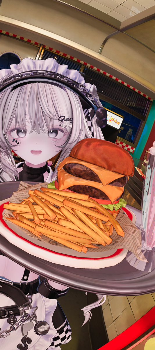 yabubu_vrc's tweet photo. お待たせしました～🤍🍔🥤🖤
#てんぱすおおもり
#Milfy3D
#Mayo3D https://t.co/GNGyl6qMbi