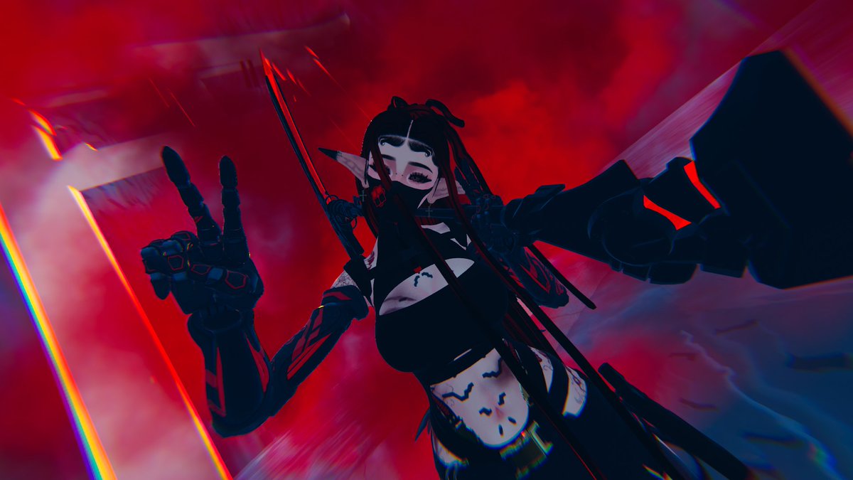 xVioletDeathx's tweet photo. ⭕️❌Entering The Spirit World 2/2 ❌⭕️

World: https://t.co/PxQXJn54Ff

#VRC #VRChat #VRCPhotography #VRChatPhotography #VRC4Photos #cyberpunk #tactical #techwear https://t.co/Mu4ieFY8aR