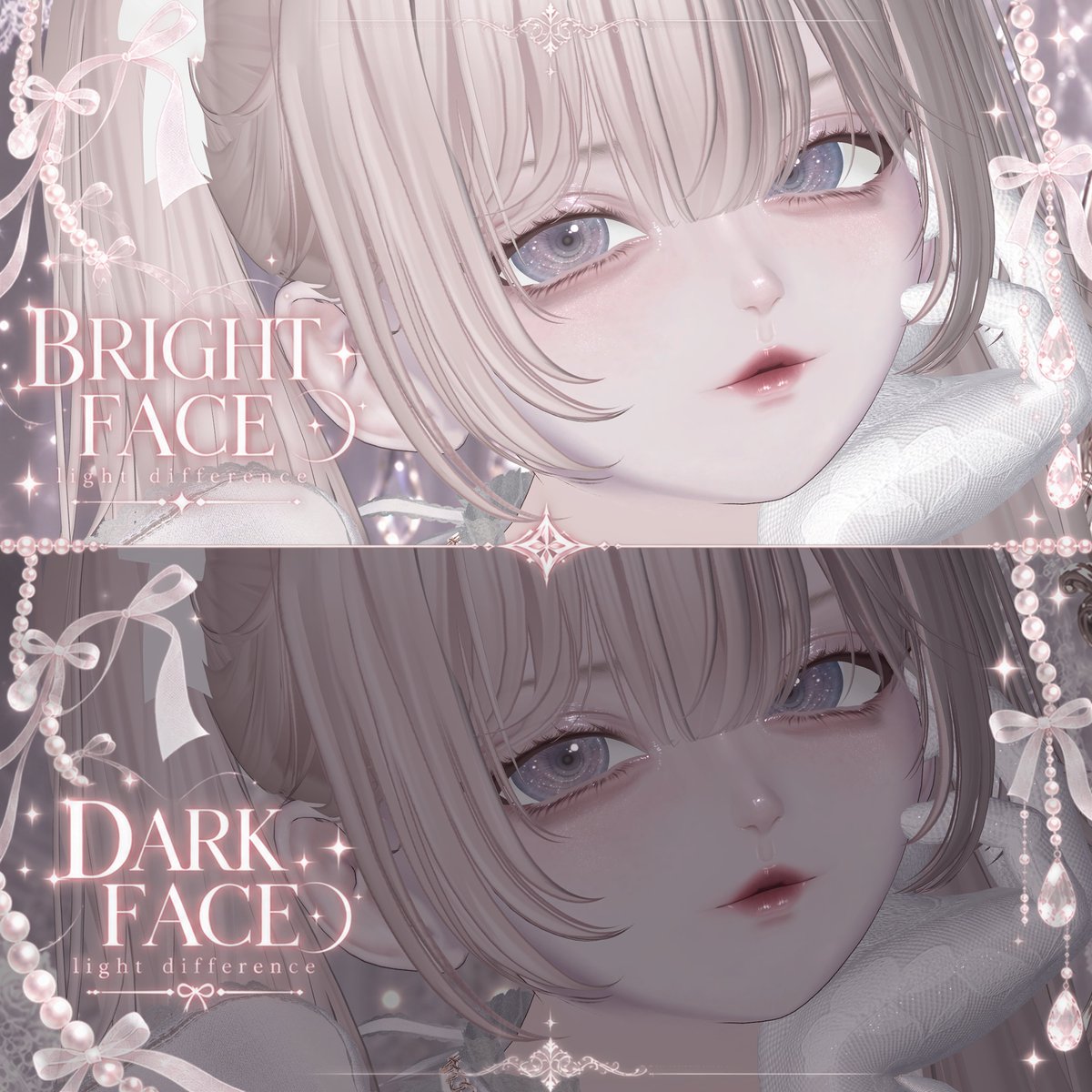 SHEEP__VRC's tweet photo. 🖤 新商品【Doll Makeup】プレゼントキャンペーン 🖤

新作メイク
「Doll Makeup」（10/1 18:00発売予定）
の発売を記念して、プレゼントキャンペーンを開催いたします！

お人形のような甘く繊細な雰囲気をイメージした、
目元を印象的に見せてくれるドール系メイクです🎀
可愛らしさの中に少し儚さを感じるデザインで、
いつものアバターをより華やかで特別な印象に仕上げます✨

◆ 対応アバター
・Lumina
・海咲 - MISAKI
・森羅 - SHINRA

📦 商品ページ
【https://t.co/nd8mK4Ugl2】

◆ 抽選で 【3名様】 に
新作メイク「Doll Makeup」をプレゼント🎁✨

さらに…
期間中のフォロワー増加数に応じて当選人数がアップします！
➕50フォロワー → ＋1名
➕100フォロワー → ＋2名
➕200フォロワー → ＋3名

◆応募方法
・@SHEEP__VRC（本アカウント）をフォロー
・このポストをRP

◆締切
2026/10/1 18:00（JST）

当選者様には発売後、BOOTHギフトにてお送りいたします✨
たくさんのご応募をお待ちしております🖤

#SHEEPMAKEUP #LUMINA_EX #Shinra3D #Misaki3D