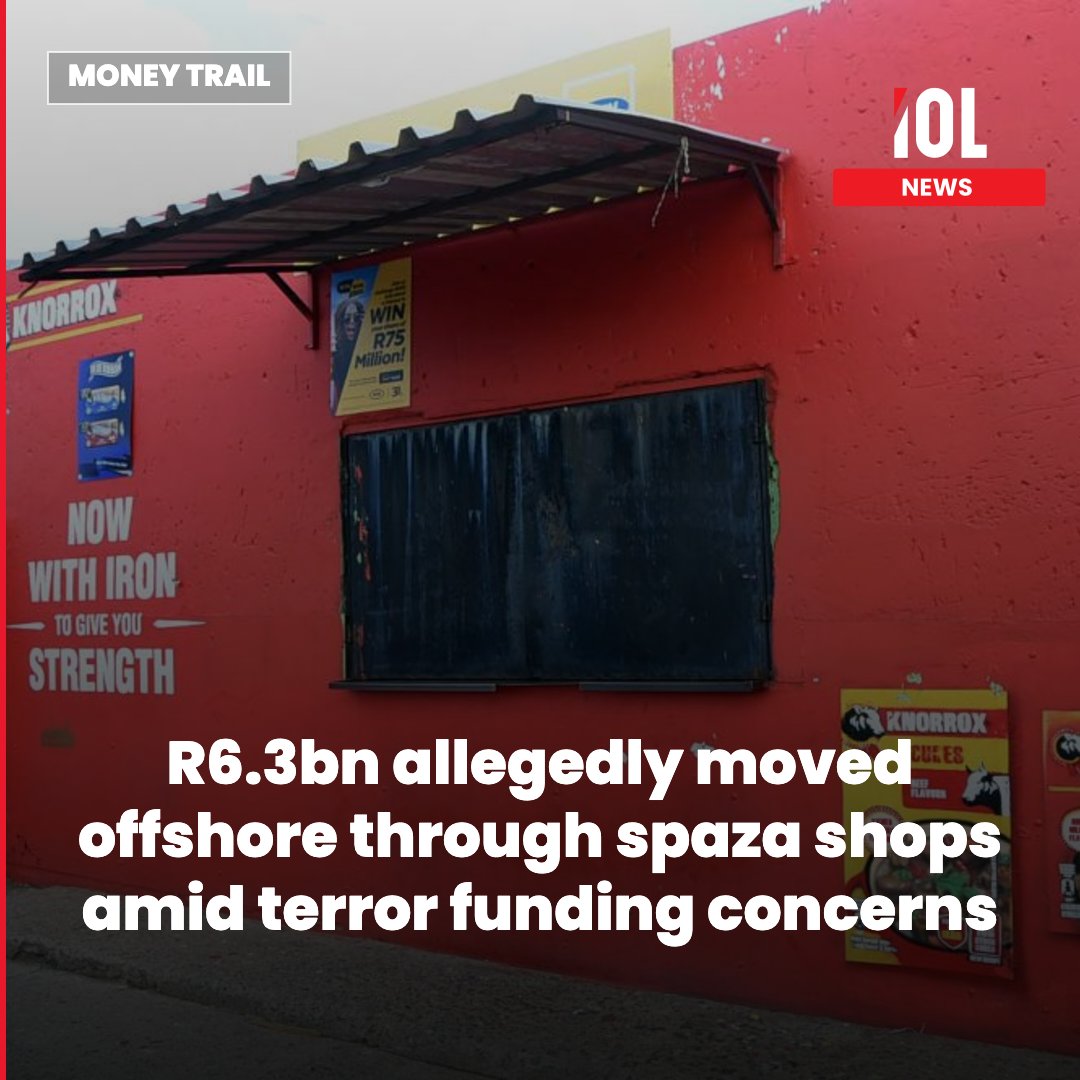 IOL's tweet photo. Billions of rand generated through informal businesses, including spaza shops, may be moving out of South Africa through unregistered financial channels, according to a new report examining migrant communities and the informal economy in Tshwane.
Read on https://t.co/jEATVRarKr
#SpazaShops #FinancialCrime #MoneyLaundering #news #IOL