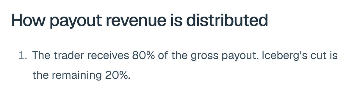 Icebergdotcash's tweet photo. Are we aligned with our traders? 🧊

Iceberg is the only prop protocol firm that gets paid exclusively when our users request a payout, from the 80/20 profit split

You can verify it, on chain 😇 https://t.co/TLljAGBJsi