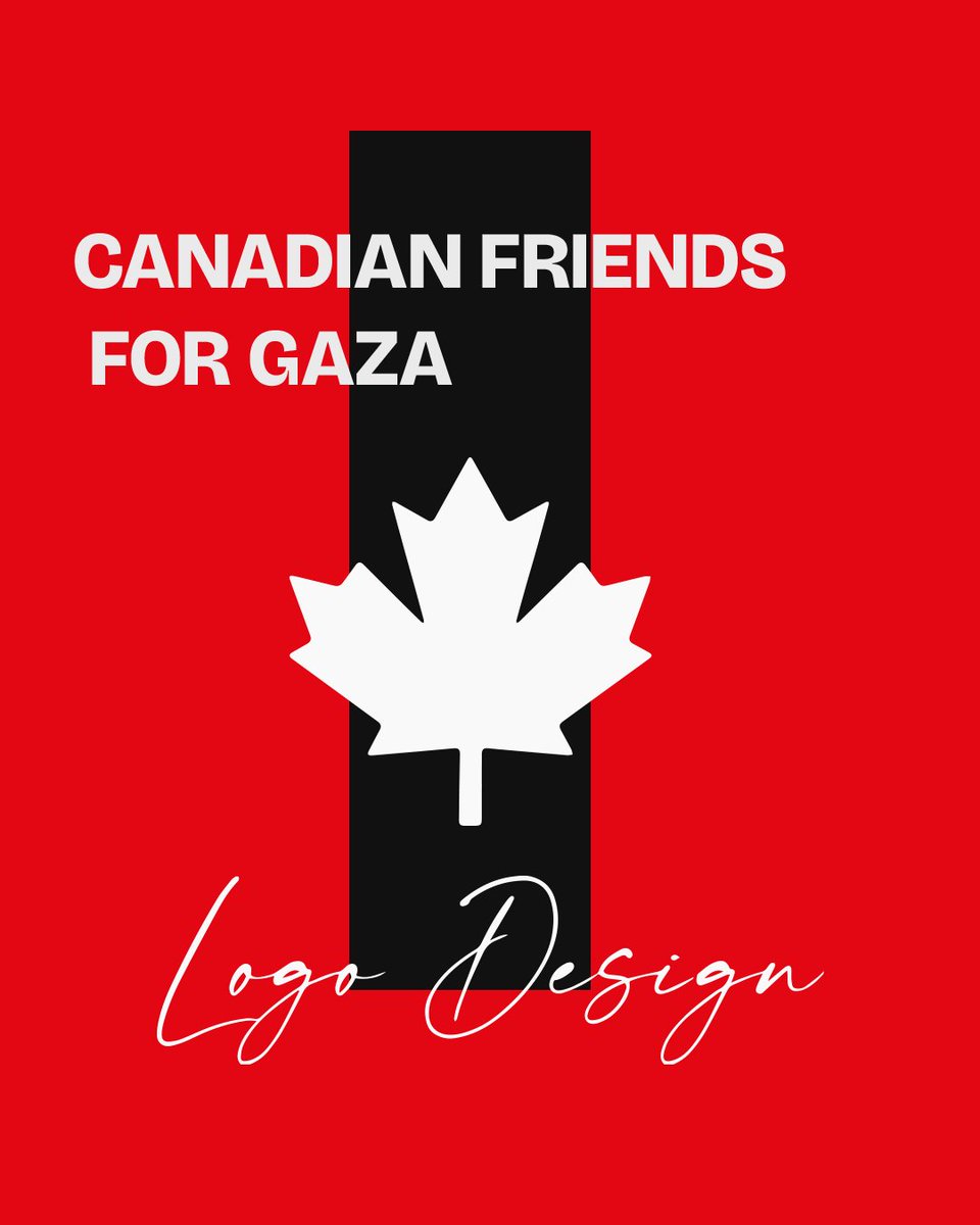 Mohamedkh_9's tweet photo. CANADIAN FRIENDS FOR GAZA
 " LOGO Design , 
  Lets work together ! https://t.co/HNwZfz0zKa