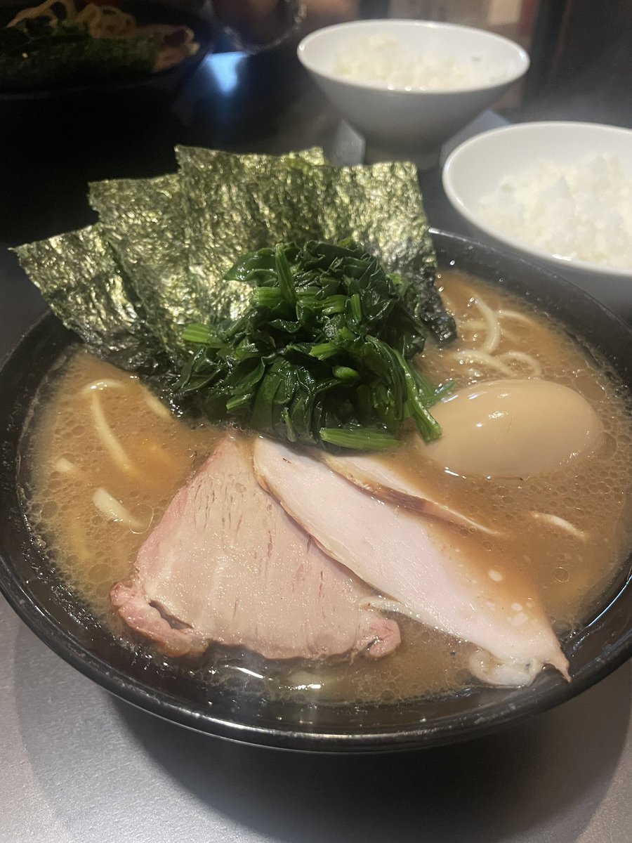vanderas009's tweet photo. 2026年ラーメン87杯目、満帆屋(ひたちの牛久)、美味い家系ラーメンです https://t.co/z9v28fUlkA